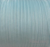 Лента из органзы, 6мм. Цвет: светло-голубой (012) Цена за 1 метр
