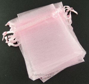 Пакетик из органзы, подарочный 8х10 см. Цвет: розовый (1 шт) 8х10 см. Цвет: розовый (1 шт)