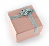 Коробочка подарочная, 50х50х35 мм Цвет: розовый (1 шт)