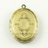 Медальон с секретом овальный, 30х23х5 мм. Цвет: античная бронза (1 шт) - 