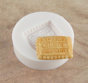 Молд силиконовый Печенье 20х15х2 мм (1 шт) размер печенья 20х15х2 мм. Цена за 1 молд