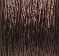 Шнур нейлоновый для браслетов Шамбала, 1мм Цвет: коричневый (5 метр)