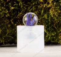 Молд силиконовый на шарик (сферу)  диаметр 10 мм, отверстие (сечение) 4 мм
