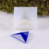 Молд силиконовый на граненый треугольник 26х26х8 мм - 