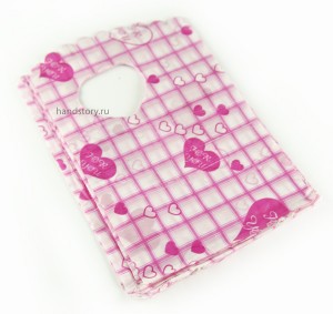 Пакетик пластиковый For you, 9х14 см. Цвет: белый, розовый (5 шт) 9х14 см. Цвет: белый, розовый (5 шт)