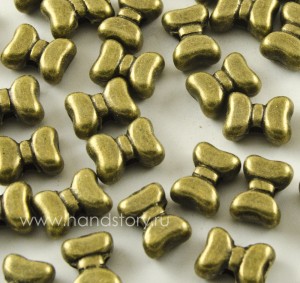 Бусина металлическая Бантик, 10х7х4 мм Цвет: бронза (1 шт) Бусина металлическая Бантик, 10х7х4 мм Цвет: бронза (1 шт)